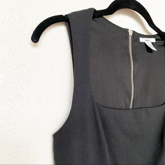 Bar III Square Neck Peplum Skirt Dress Size Small - Picture 3 of 7